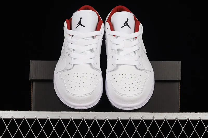 All categories Air Jordan Jordan series basketball shoes Air Jordan 1 Low Z version Air Jordan 1 Low AJ1 Joe 1 all white low-top cultural basketball shoes 553560-164